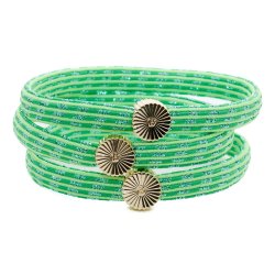 H�relastik - square Radiant Green