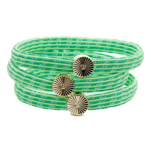 H�relastik - square Radiant Green