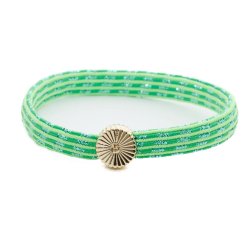 H�relastik - square Radiant Green