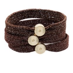 H�relastik - flad Forreste Brown