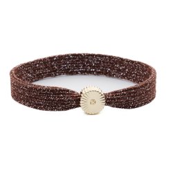 H�relastik - flad Forreste Brown