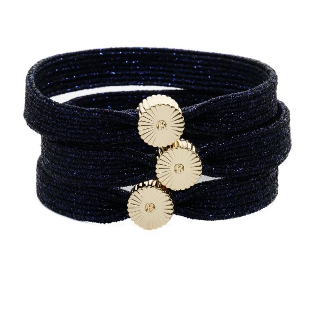 H�relastik - flad Midnight Black