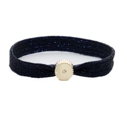 H�relastik - flad Midnight Black