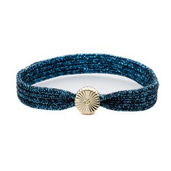 H�relastik - flad Midnight Blue