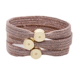 H�relastik - flad Rose Gold