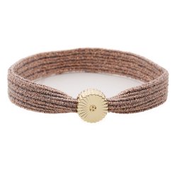 H�relastik - flad Rose Gold