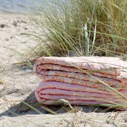 Aix Quilt m. blomster rosa