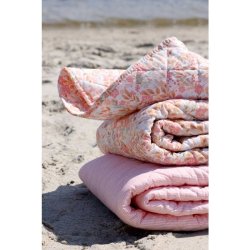 Aix Quilt m. blomster rosa