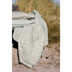 Aix Pudebetr�k m. frynser og blomster 50x35