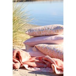 Aix Pudebetr�k m. blade &amp; blomster 50x35