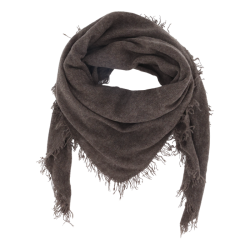T�rkl�de i Cashmere m. frynser - coffee