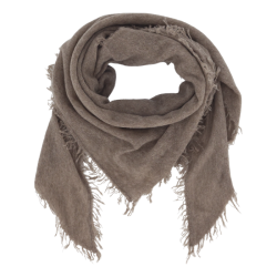 T�rkl�de i Cashmere m. frynser - latte