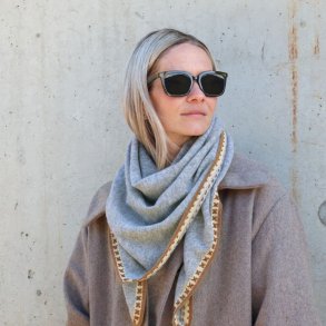 T�rkl�de i Cashmere m. dekorkant - fransk gr�