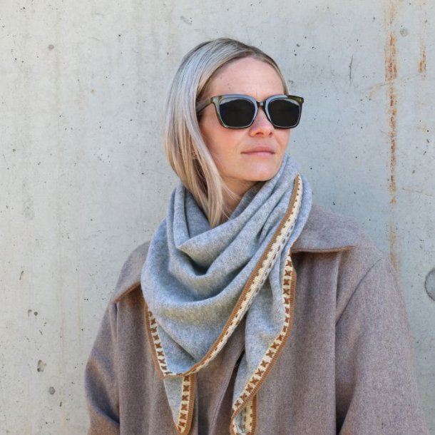 T�rkl�de i Cashmere m. dekorkant - fransk gr�