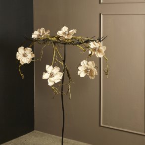 Blomst deko med clips