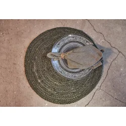 D�kkeserviet jute gr�n 