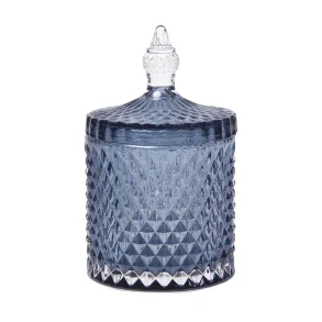 Glaskrukke m. l�g bl�