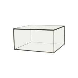 Glasskrin m. sort kant
