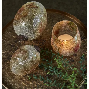 Glas�g m. sommerfugl