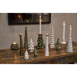 Juletr� i keramik - Gr�nt