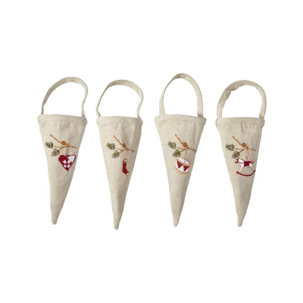 Kr�mmerhus med broderi - Hjerte