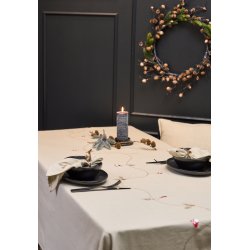 Juledug med broderi 360 x 140