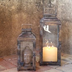 Lanterne Antik Guld lille