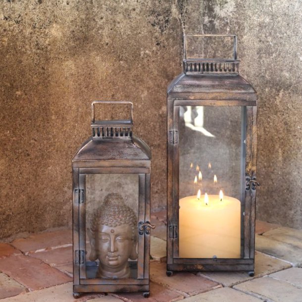 Lanterne Antik Guld stor