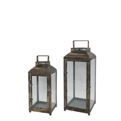 Lanterne Antik Guld stor