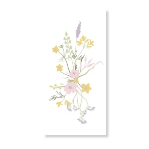 Serviet m. sommerblomster