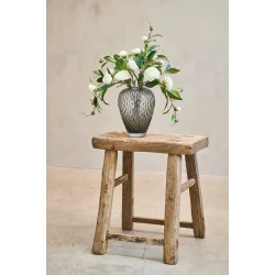 Glasvase med struktur gr� 