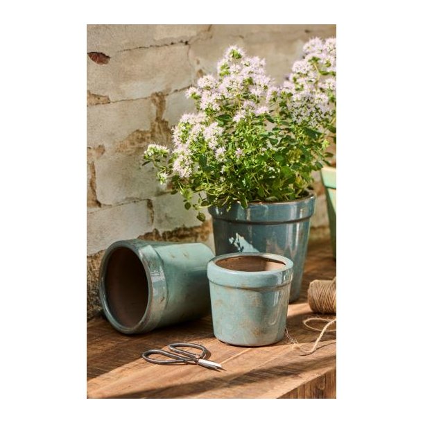 Urtepotte, marina antik look - lille