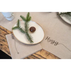 Mundserviet m. hygge broderi 