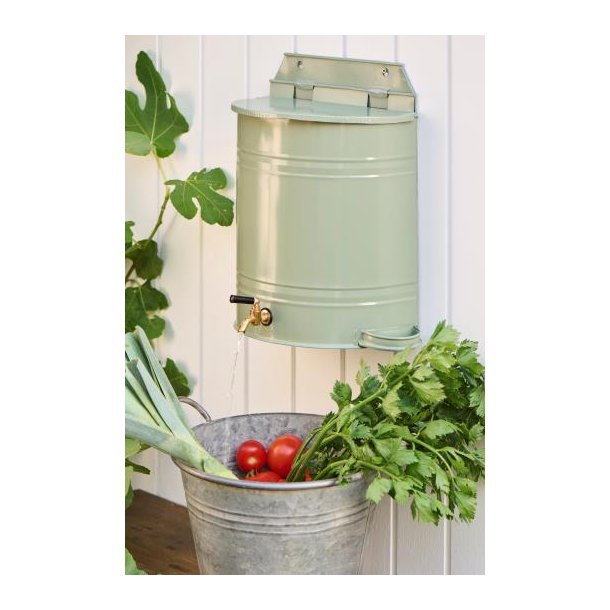 Vandbeholder m. hane til v�g - gr�n