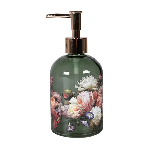 S�bedispenser m. blomster - gr�n