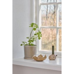 Sk�l L�vbladformet beige - stor