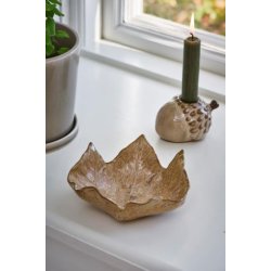 Sk�l L�vbladformet beige - stor