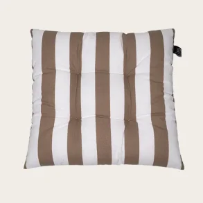 Stolehynde beige stribet