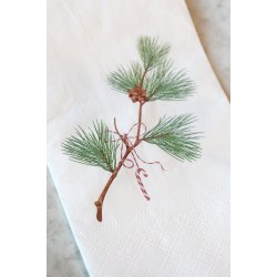 Serviet m. julemotiv Gran