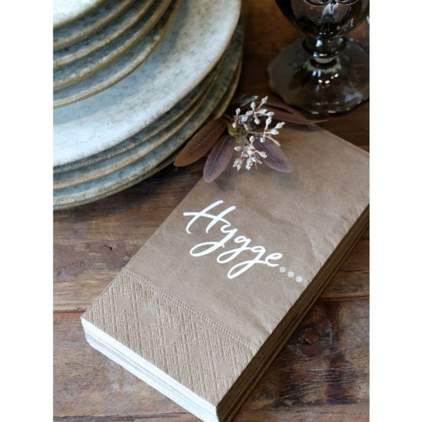 Hygge serviet mocca