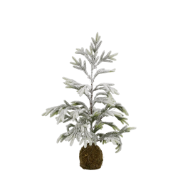 Fleur Grantr� m. sne og LED inkl. timer - Lille model