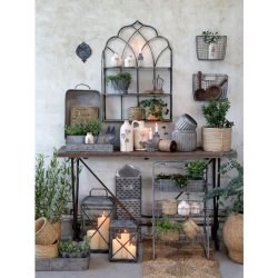 Reol m. 3 hylder Zink