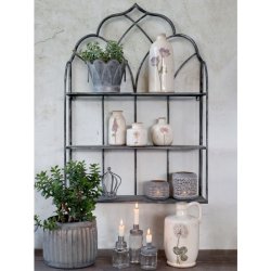 Reol m. 3 hylder Zink