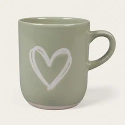 Krus m. hjerte - gr�n