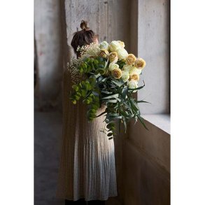 Brudesl�r Hvid 75 cm
