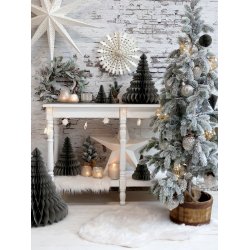 Juletr� med magnet i papir stort