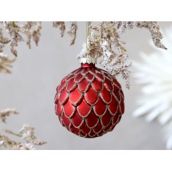 Julekugle m. m�nster