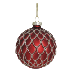 Julekugle m. m�nster