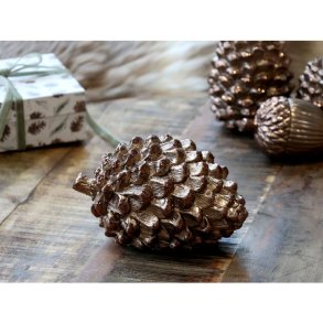 Kogle med glimmer til deko - liggende