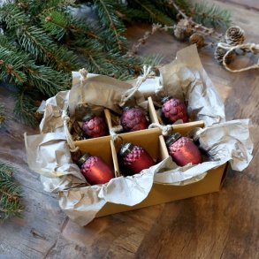Julekugler i �ske r�d